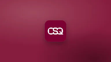 Contentsquare mark on a wine-red ground